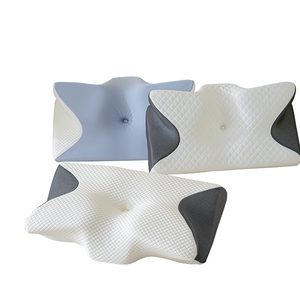Bantal ekstensi kepala Hotel ergonomis, dapat dilipat, dipanjangkan, busa memori, bantal kontur untuk nyeri leher - Product Image 2