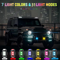 Voiture Vélo Moto 7 Couleurs Strobe Aircraft Light Universal Warning Lights Mini USB Drone Strobe Light Aircraft Night Flashing