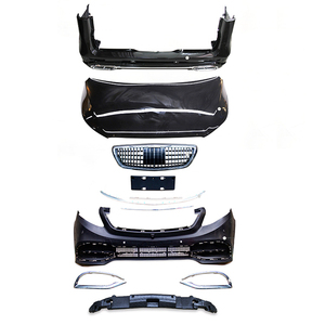 Kit Carrozzeria per <span class=keywords><strong>Mercedes</strong></span> <span class=keywords><strong>Vito</strong></span> <span class=keywords><strong>Classe</strong></span> <span class=keywords><strong>V</strong></span> W447 Facelift, Aggiornamento Stile Maybach, Kit Conversione Paraurti Anteriore e Posteriore con Griglia - Product Image 2