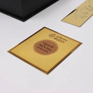 Elegant 3D Relief Metal Stickers Custom Embossed Aluminum Plates for Luxury <b>Packaging</b> and Home Appliance Branding - Product Image 3