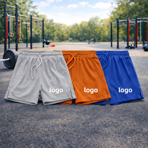 Pantalones Cortos Deportivos Casuales para Hombre con Logotipo OEM, Pantalones Cortos de Compresión con Logotipo Personalizado, Pantalones Cortos Deportivos de Secado Rápido para Hombre, Pantalones Cortos de Malla para Baloncesto - Product Image 5