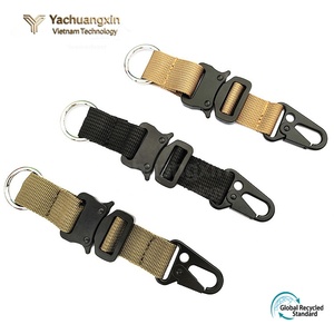 Porta Llaves Ajustable con Hebilla y Mosquetón para Accesorios de Bolsa, Uso Táctico y EDC al Aire Libre - Product Image 5