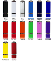Memoria USB 2.0 Promocional de 16GB/32GB/64GB con Forma de Encendedor Personalizada, ABS+Metal, Certificación CE/FCC ROHS, Garantía de 5 Años