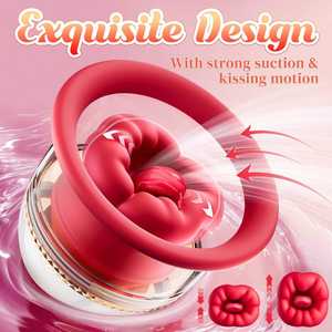 Üçü bir arada sevimli USB güç vajinal dil yalama vibratör düğme ağız Masturbator oyuncak dudak g-noktası - Product Image 5