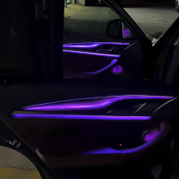 Kit d'éclairage LED dynamique et coloré de style galactique pour l'intérieur de voiture BMW X3 X4 F25 F26 2012-2017