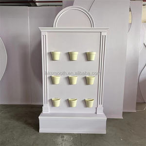 SMOOTH <b>Wedding</b> Flower Arch <b>Wedding</b> Backdrop Stage Decorations White Arch Backdrop Flower <b>Box</b> Background - Product Image 1