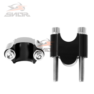 SNOR, venta al por mayor, abrazadera Universal para asiento de fijación de elevador de manillar de motocicleta, 22/28mm para Yamaha MT07 <span class=keywords><strong>MTO9</strong></span> - Product Image 4