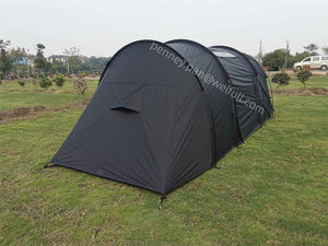 <span class=keywords><strong>Tente</strong></span> <span class=keywords><strong>tunnel</strong></span> de camping familiale de luxe imperméable pour l'extérieur 2022, <span class=keywords><strong>tente</strong></span> noire allemande, camping <span class=keywords><strong>3</strong></span> <span class=keywords><strong>chambres</strong></span> - Product Image 4