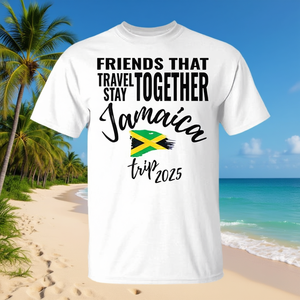 T-shirt Friends That Travel Together Jamaïca Trip 2025 - Product Image 1