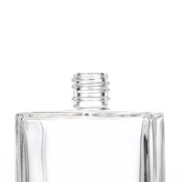 Flacon de parfum en verre rechargeable de luxe 30ml 50ml 100ml, récipient vide avec boîte d'emballage, logo personnalisé, stockage d'huile parfumée