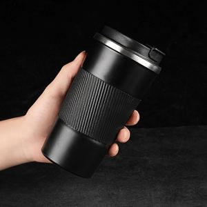 Gobelet isotherme en acier inoxydable, tasse à café de voyage, couvercle anti-fuite, tasse isolée, isolation thermique de 6 à 12 heures pour le bureau, la voiture - Product Image 2