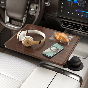 360 °   Table rotative en <span class=keywords><strong>bois</strong></span> rétractable pour <span class=keywords><strong>voiture</strong></span>, support multifonctionnel pour véhicule, petite table, plateau de rangement intérieur pour <span class=keywords><strong>voiture</strong></span>, accessoires intérieurs - Product Image 1