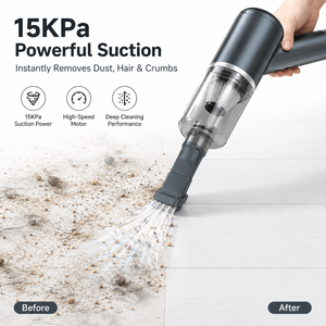 OEM ODM <b>Portable</b> 15KPa Cordless Car <b>Vacuum</b> Cleaner Brushless Handheld Air Duster Blower Inflator with Multi Nozzles - Product Image 1