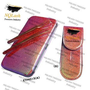Pinzas de extensión de pestañas brillantes de Color blanco perfecto Bolsa/Nuevas pinzas de extensión de pestañas EE. UU. - Product Image 2