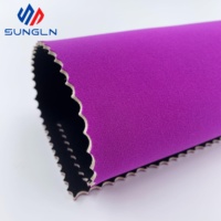 Tissu néoprène blanc violet 1mm 2mm 3mm 5mm pour le soutien sportif Combinaisons de ski Masque facial
