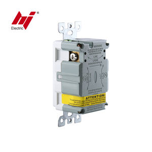 15 Ampere 125-Volt-Duplex-Selbsttest-<span class=keywords><strong>GFCI</strong></span>-Steckdosen mit weißer Farbe und Wand platte - Product Image 5