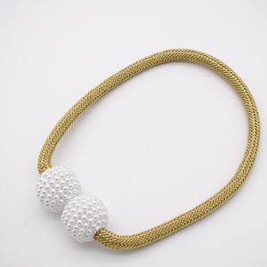 Aggiornamento di 2 pacchi tendaggi magnetici per tende tendaggi per tende comodo telo decorativo per tende rotonde - Product Image 4