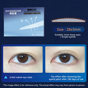 LMLTOP Factory Patchs naturels invisibles pour <span class=keywords><strong>paupières</strong></span> doubles, Bande adhésive sans colle pour <span class=keywords><strong>paupières</strong></span> doubles, Kit de bandes de lifting pour <span class=keywords><strong>paupières</strong></span> longue durée 28*3mm - Product Image 3
