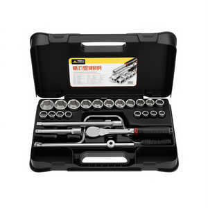 Jeu de douilles de 607 1/2 pouces avec cliquet et rallonges pour réparation automobile - Product Image 2