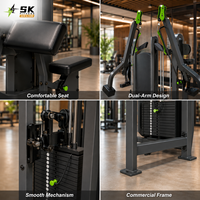 Máquina de entrenamiento funcional SK, venta al por mayor directa de fábrica, OEM ODM, máquina de cable con pila de pesas de 160 kg para proyectos de gimnasios comerciales