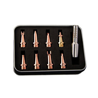 Tête de soudage laser portable en gros boîte d'accessoires de buse en cuivre buse de soudage laser consommables d'équipement laser pièces de rechange