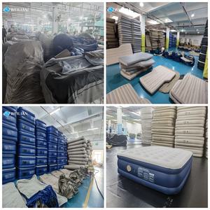 Nuevo colchón de cama inflable Weilian, cama de aire eléctrica con bomba incorporada, colchón de cama de aire automático autoinflable - Product Image 6
