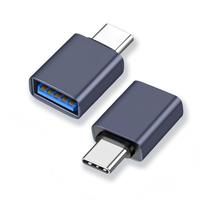 Adaptateur OTG USB 3.0 Femelle vers Type-C Mâle, Transmission Haute Vitesse 10G, Convertisseur de Données OTG pour Appareil Photo, PC, Ordinateur Portable, Appareil Mobile