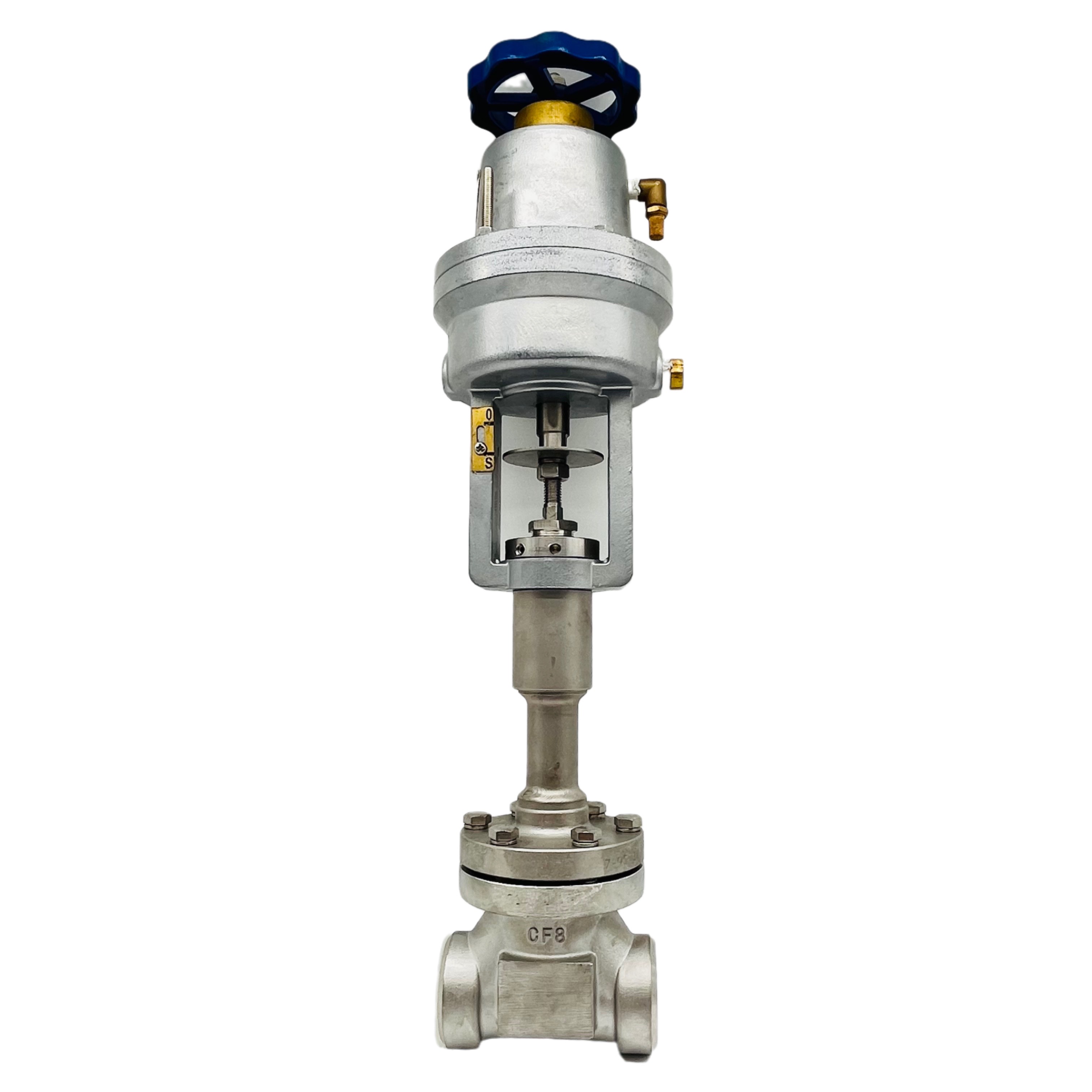Криогенный вакуумный запорный клапан DN32 PN40 DZQ-32