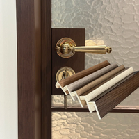Moulure de cadre de porte en bois polie à la main, résistante à l'humidité, pour entrée de chambre, installation facile, décor en bois