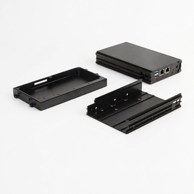 Aluminum Enclosure Extrusion Extruded Profile CNC Custom Shell Box House Design for Electronic Instrument Electric Equipment