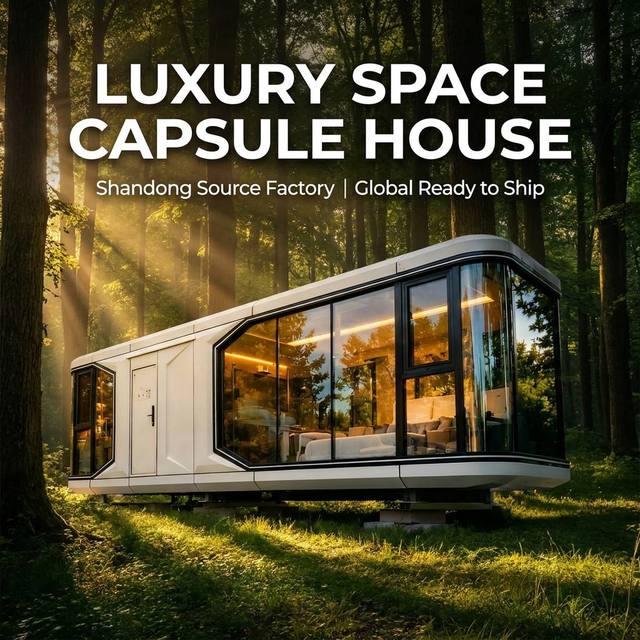 Popular Space Capsule Home Space Capsule Outdoor Mobile Space Capsule with Kitchen and Bathroom