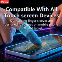Manchettes de jeu pour téléphone portable, gants ultra-fins respirants anti-transpiration, compatibles avec tous les appareils à écran tactile