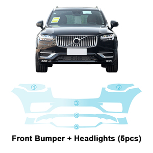 Per Volvo XC90 iscrizione ogni parte del film TPU PPF auto pre-taglio anti-graffio autorigenerante vernice trasparente pellicola protettiva - Product Image 3