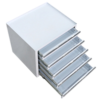 Armoire à outils portable en acier avec 5 tiroirs, verrouillable, OEM OBM, capacité de charge de 300 kg, stockage 3 ans
