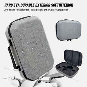 กล่องเก็บเครื่องมือ EVA แบบแข็งสีเทาสั่งทำขายส่ง พร้อมซิปกันน้ำ สำหรับพกพาเดินทาง พร้อมแผ่นโฟมเสริม - Product Image 4