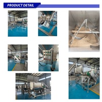 Mélangeur de poudre horizontal personnalisable JingLong, capacité 2100L, puissance 11kW, en acier inoxydable SUS304, chauffage par pulvérisation, dépoussiérage
