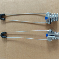 Wholesale Gimbo PA Type Optical Fiber Optic FTTH Drop Cable Hanging Clamp Customizable Aluminum Alloy Tension Fittings