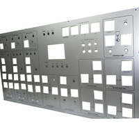Panneaux en aluminium sablé sur mesure pour amplificateurs audio et panneaux en alliage d'aluminium usinés par CNC