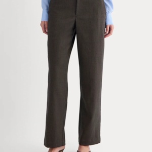 Pantalones Casuales de Mujer de Cintura Alta con Cremallera, Elegantes, Blancos, Estilo Vintage, con Detalles en los Hombros, Transpirables para la Temporada de Otoño - Product Image 3