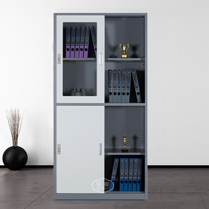 Archivadores de acero de diseño moderno personalizados Archivador de acero con cerradura ignífugo moderno personalizado - Product Image 5