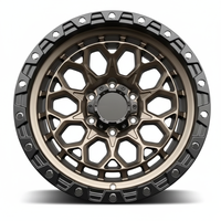 Jantes de voiture tout-terrain Forgex 4X4 de haute qualité, jantes tout-terrain 17 pouces 18 pouces 6x139.7, jantes en alliage noir, jantes Beadlock