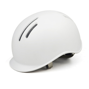 Casco de bicicleta ajustable blanco y sencillo para patinar en tierra Longboard Skate Scooter incluso estilo altamente protector <span class=keywords><strong>buena</strong></span> ventilación - Product Image 5