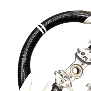 Volante de Fibra de Carbono Forjado de Alta Gama, Tacto Suave, Absorción del Sudor, Resistente al Calor, Control Mejorado para Vehículos Grandes - Product Image 4