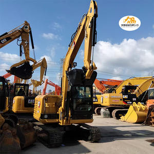 Mini-excavatrice 305.5E2 remorquable, pelle rétrocaveuse d'occasion, 5 tonnes, Caterpillar CAT, excavatrice sur chenilles, en bon état, prix bas, d'occasion - Product Image 1