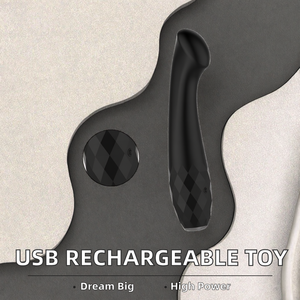 USB Wiederauf ladbarer persönlicher Mini-Vibrator-Zauberstab für Frauen Gebogener Silikon-Finger-ähnlicher <span class=keywords><strong>Dildo</strong></span> für Klitoris-G-Punkt-und Anal stimulator - Product Image 2