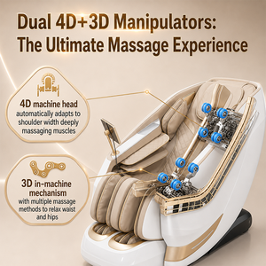 Zhipin High Quality Alpha Chair 8D Zero Gravity AI Robot Full-body Airbag Wrapping Shiatsu Chair - Product Image 2