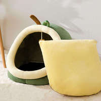 Coussin de couchage rond pour chat, moderne, doux, épais, mignon, luxueux, pour intérieur, petit et grand, lit-caverne pour animaux de compagnie, vente chaude