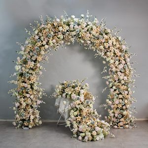 Guirlande <span class=keywords><strong>de</strong></span> fleurs artificielles vintage en soie, couleur <span class=keywords><strong>terre</strong></span> cuite orange brûlée, pour arche <span class=keywords><strong>de</strong></span> mariage, fête des Mères, cérémonie d'automne en extérieur - Product Image 4