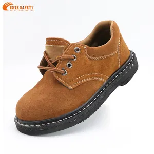 ENTE SAFETY Wholesale oil water resistant industry working anti slip steel toe cap puncture proof safety boots sefty shoes