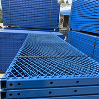 Panneau de treillis métallique expansé en acier au carbone robuste haute résistance pour grille de passerelle, couvercle de drainage et barrière de sécurité